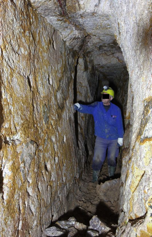 Historisches: Der Neu Frisch Glück Stolln in Oberschlema
